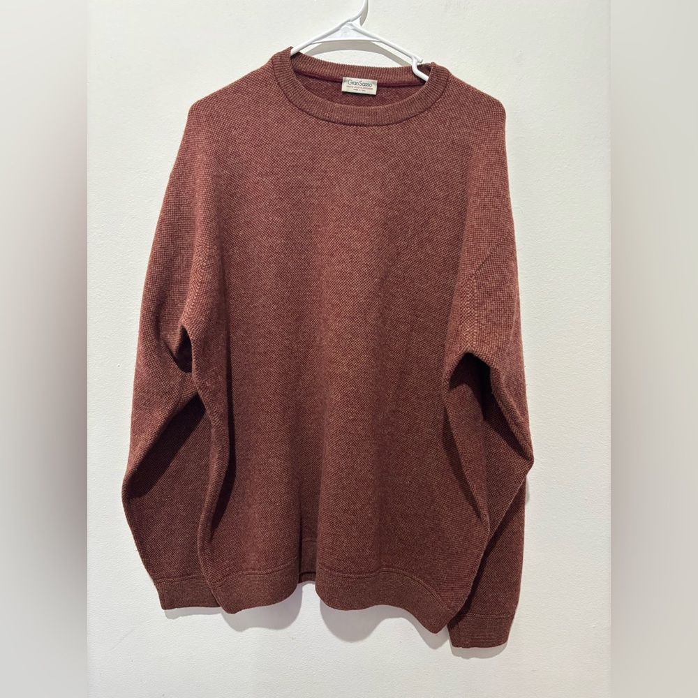 GranSasso Cashmere Wool Blend Sweater Size 54